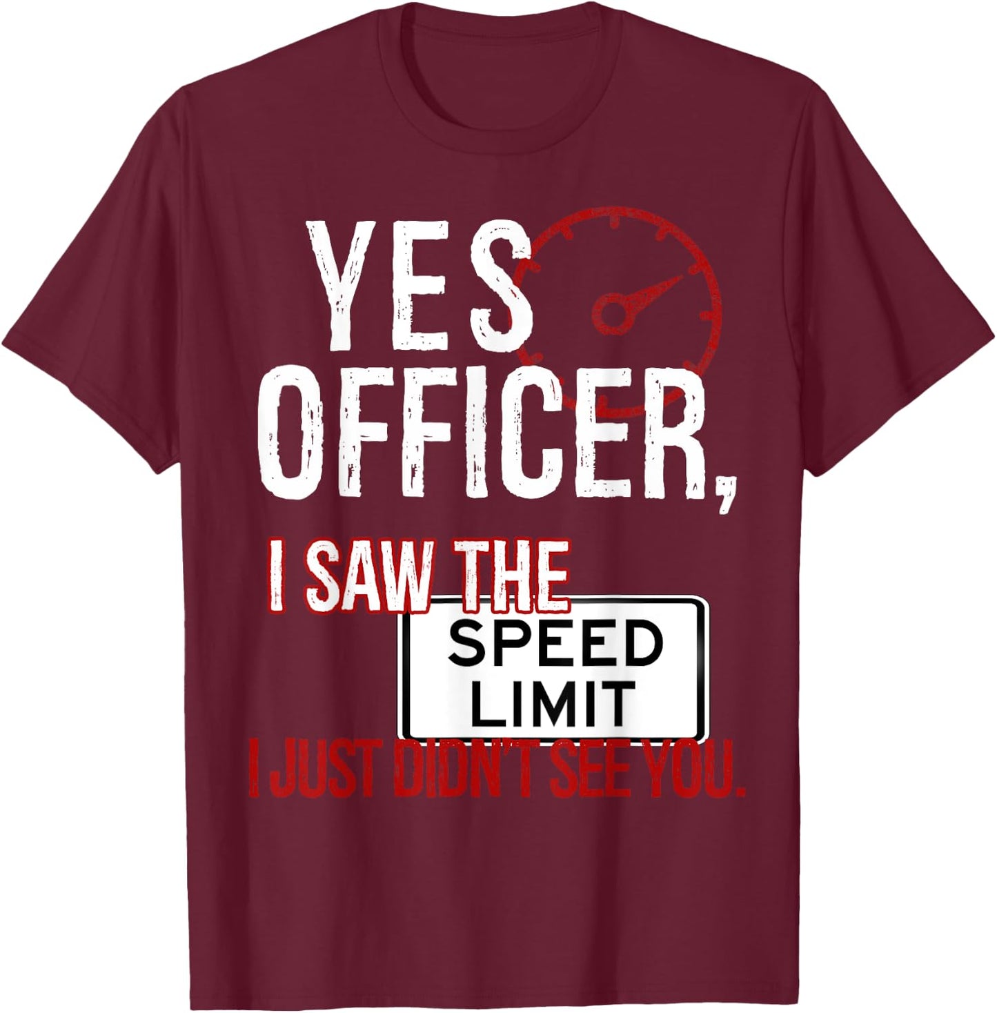 Humor Driver Police Mechanic Gift Car Mechanics T-Shirt - T-Shirt | Maroon