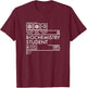 Funny Biochemistry Student Handling Information T-Shirt - T-Shirt | Maroon