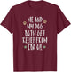 CBD Shirt Dog Hemp Oil Gift Relief For Dogs T-Shirt - T-Shirt | Maroon