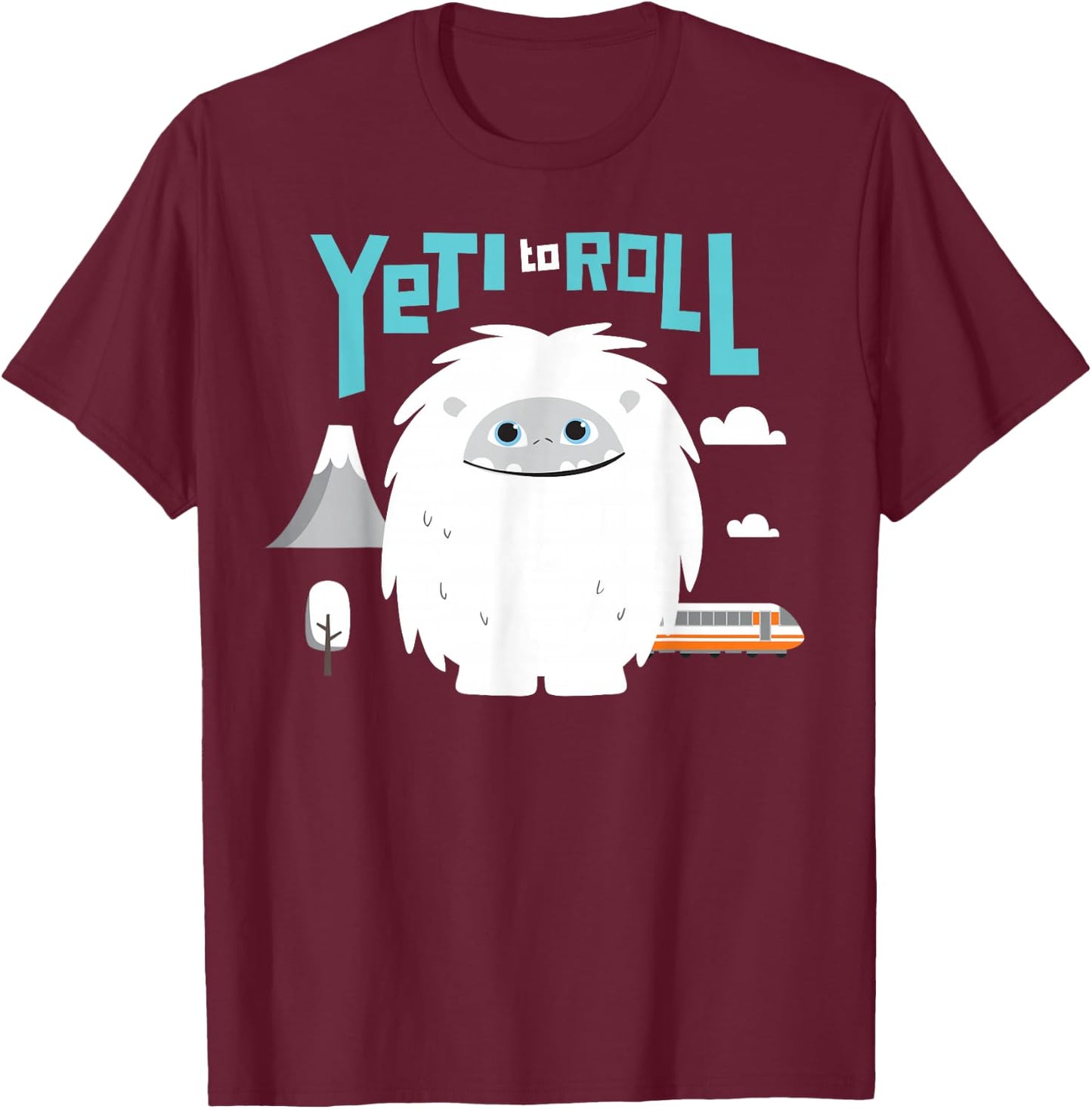 DreamWorks Abominable Fun Yeti Times T-Shirt - T-Shirt | Maroon