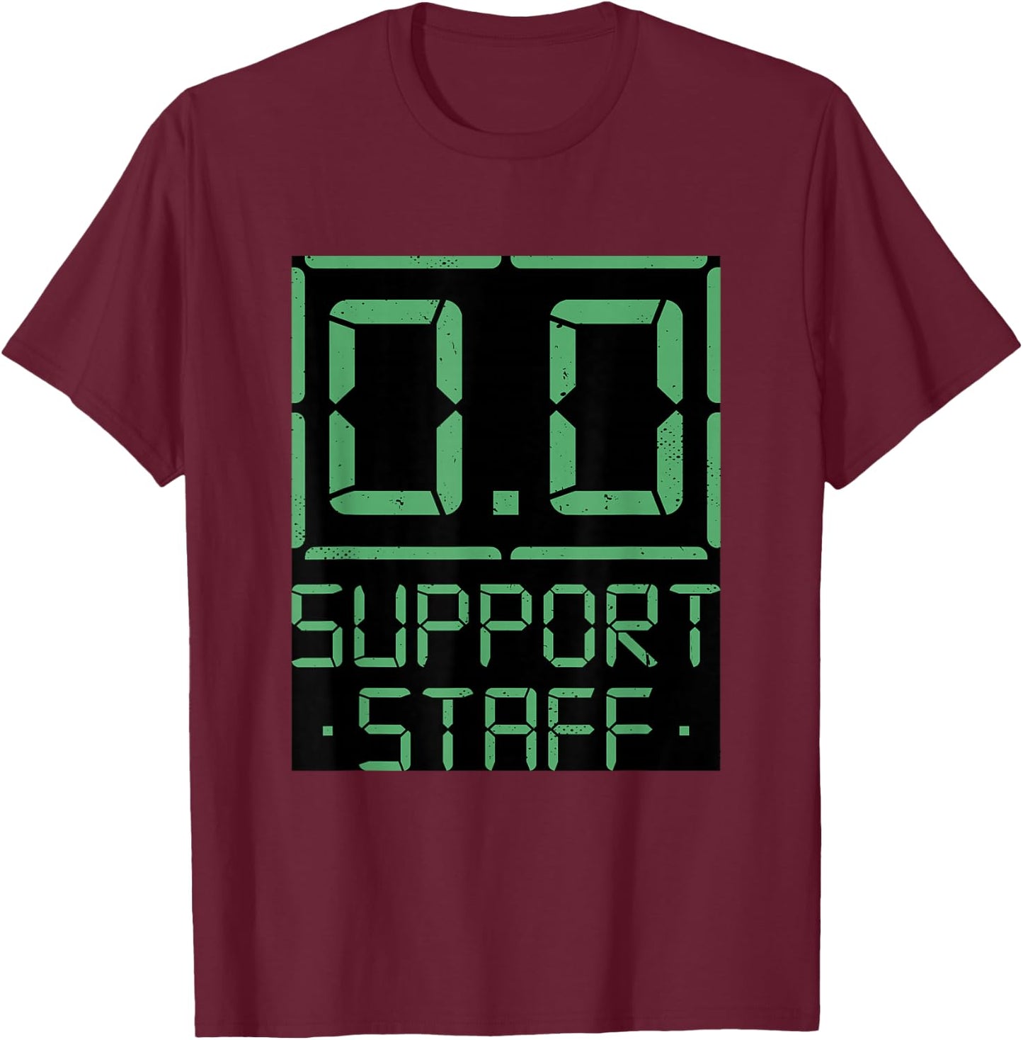Marathon Support Crew Funny Marathon Running Sports Lovers T-Shirt - T-Shirt | Maroon
