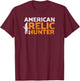 American relic hunter metal detecting T-Shirt - T-Shirt | Maroon