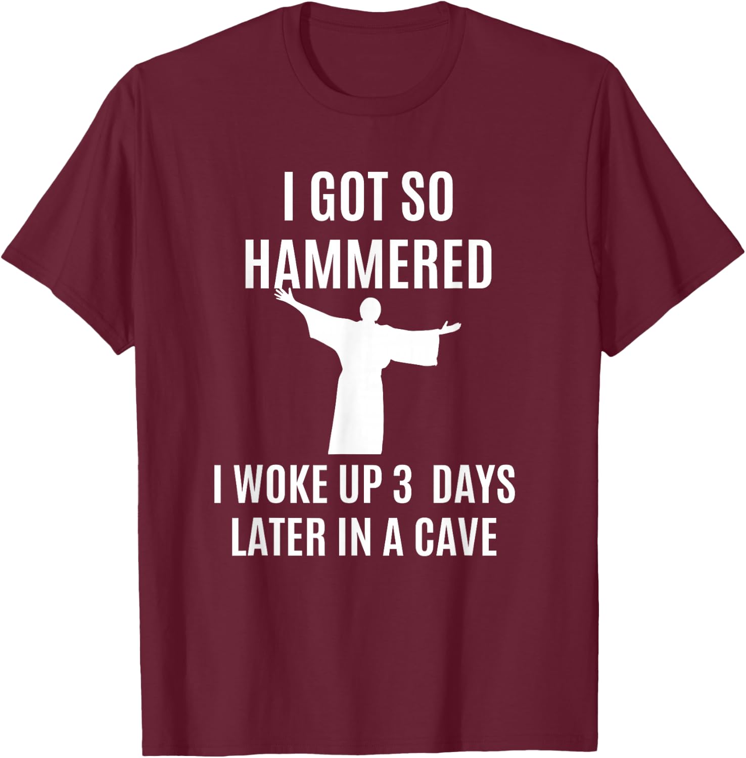 Religious Easter T Shirt Women Funny Church Gifts Jesus T-Shirt - T-Shirt | Maroon