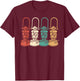 Vintage Camping Light Retro Camp Lantern T-Shirt - T-Shirt | Maroon