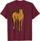 Cool Headless Horse Halloween Costume | Funny Lazy DIY Gift T-Shirt - T-Shirt | Maroon