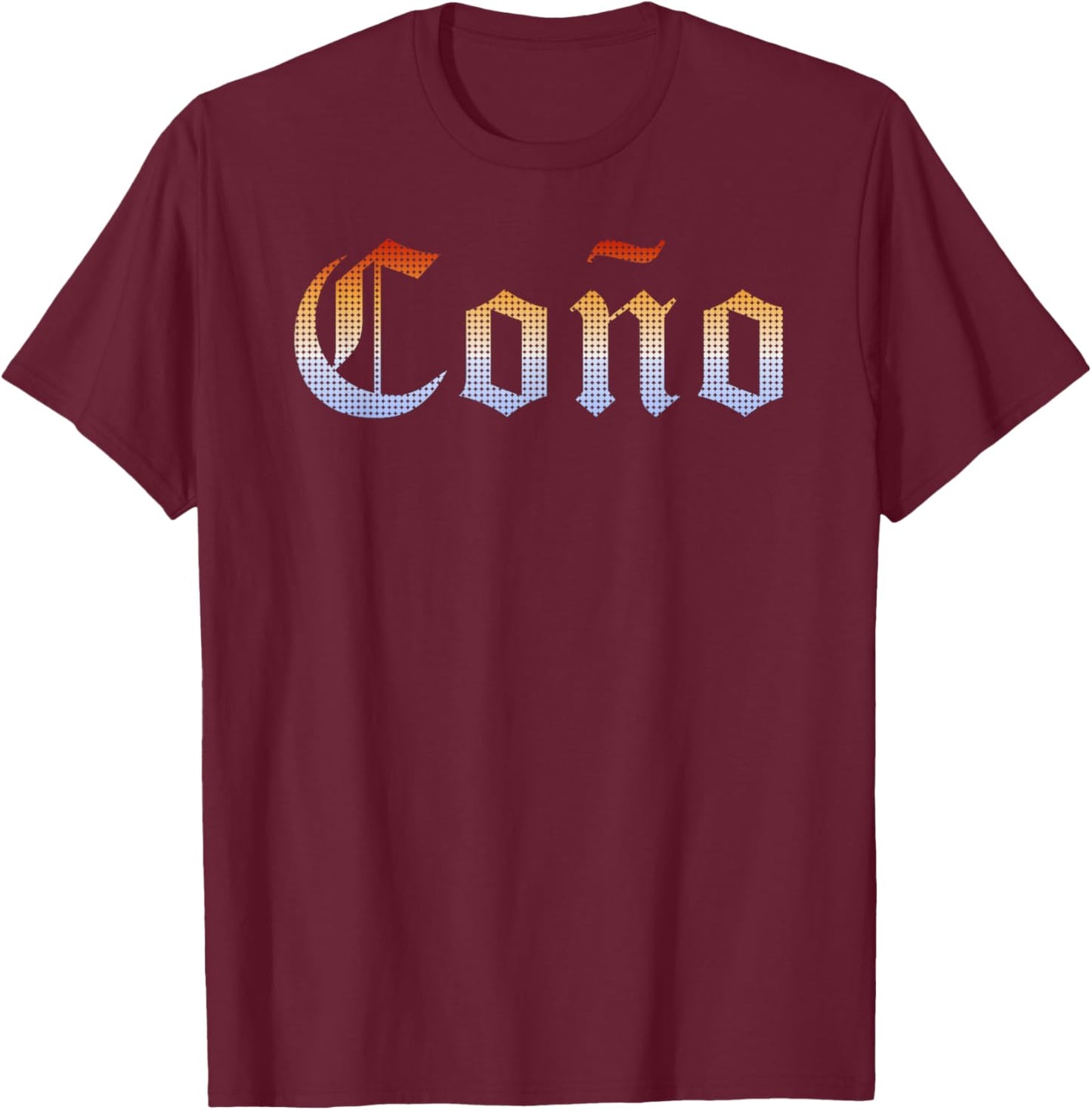 Cono Retro Vintage Funny T-Shirt - T-Shirt | Maroon