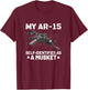 My AR-15 Self-Identifies As A Musket T Shirt T-Shirt - T-Shirt | Maroon