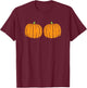 Sexy Naughty Halloween Shirt Pumpkin Bra Boobs T-Shirt - T-Shirt | Maroon
