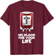 His Blood for your Life , Jesus Blood T-Shirt - T-Shirt | Maroon
