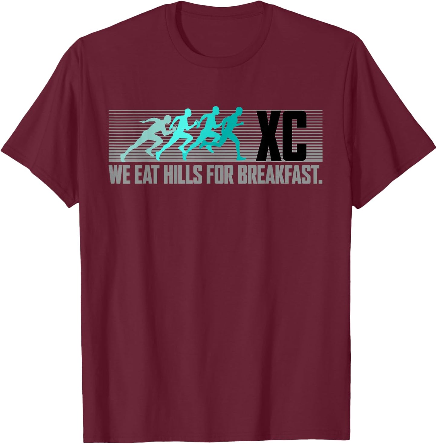 Cross Country Running T-Shirt - T-Shirt | Maroon