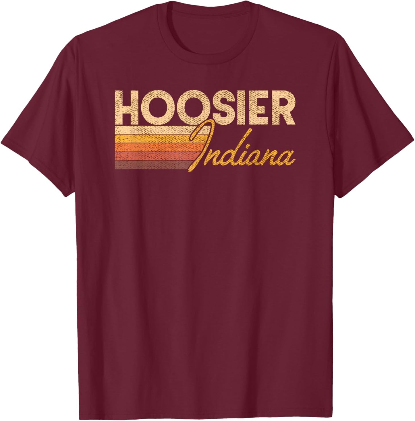Hoosier Indiana T-Shirt - T-Shirt | Maroon