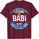 Mothers Day Shirt for Babi - Favorite Name! T-Shirt - T-Shirt | Maroon