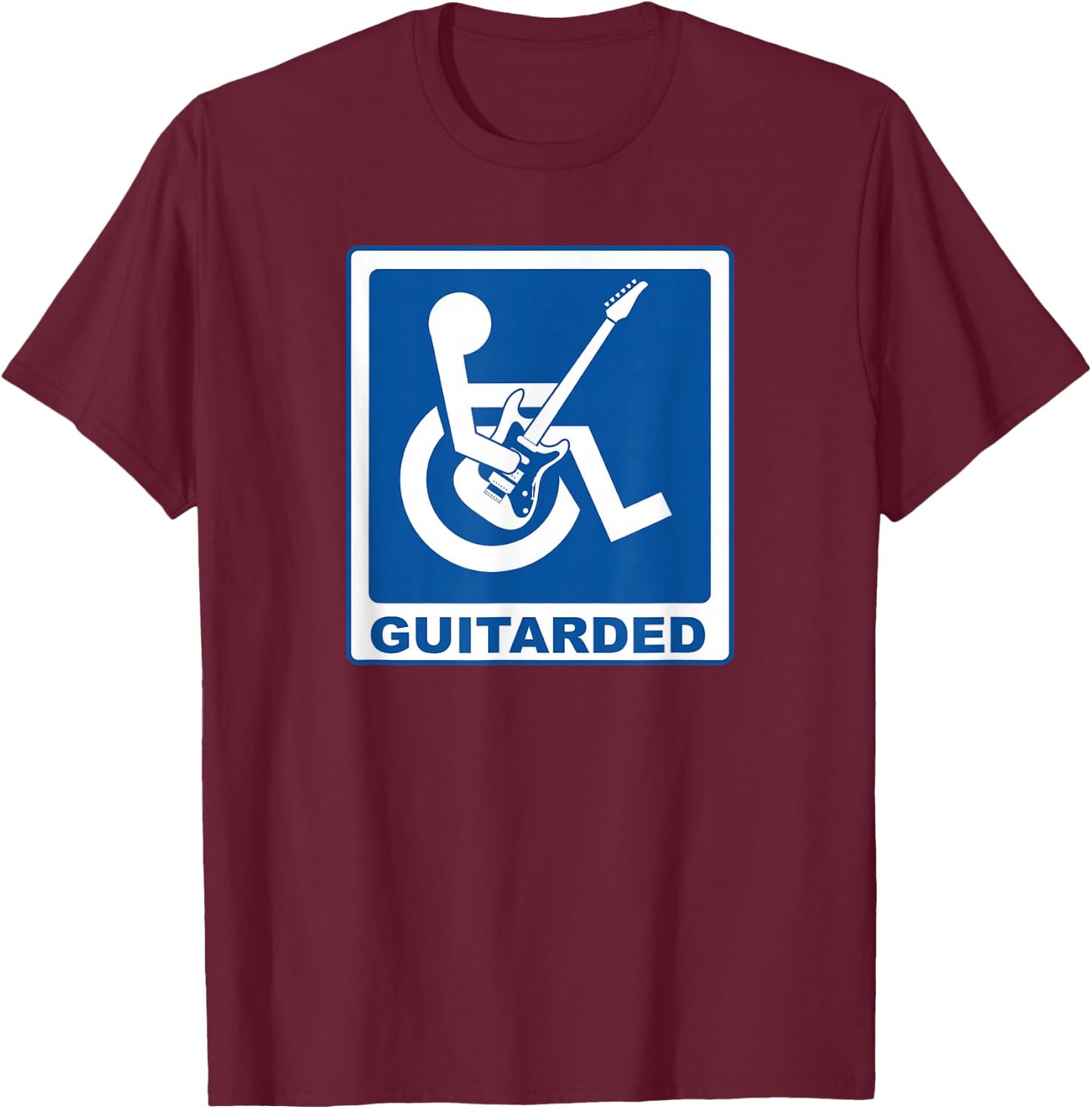 Guitarded - Men Women T-Shirt - T-Shirt | Maroon