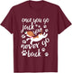 Once You Go Jack Russell Terrier Shirt Gift Dog Lover Women Kids T-Shirt - T-Shirt | Maroon