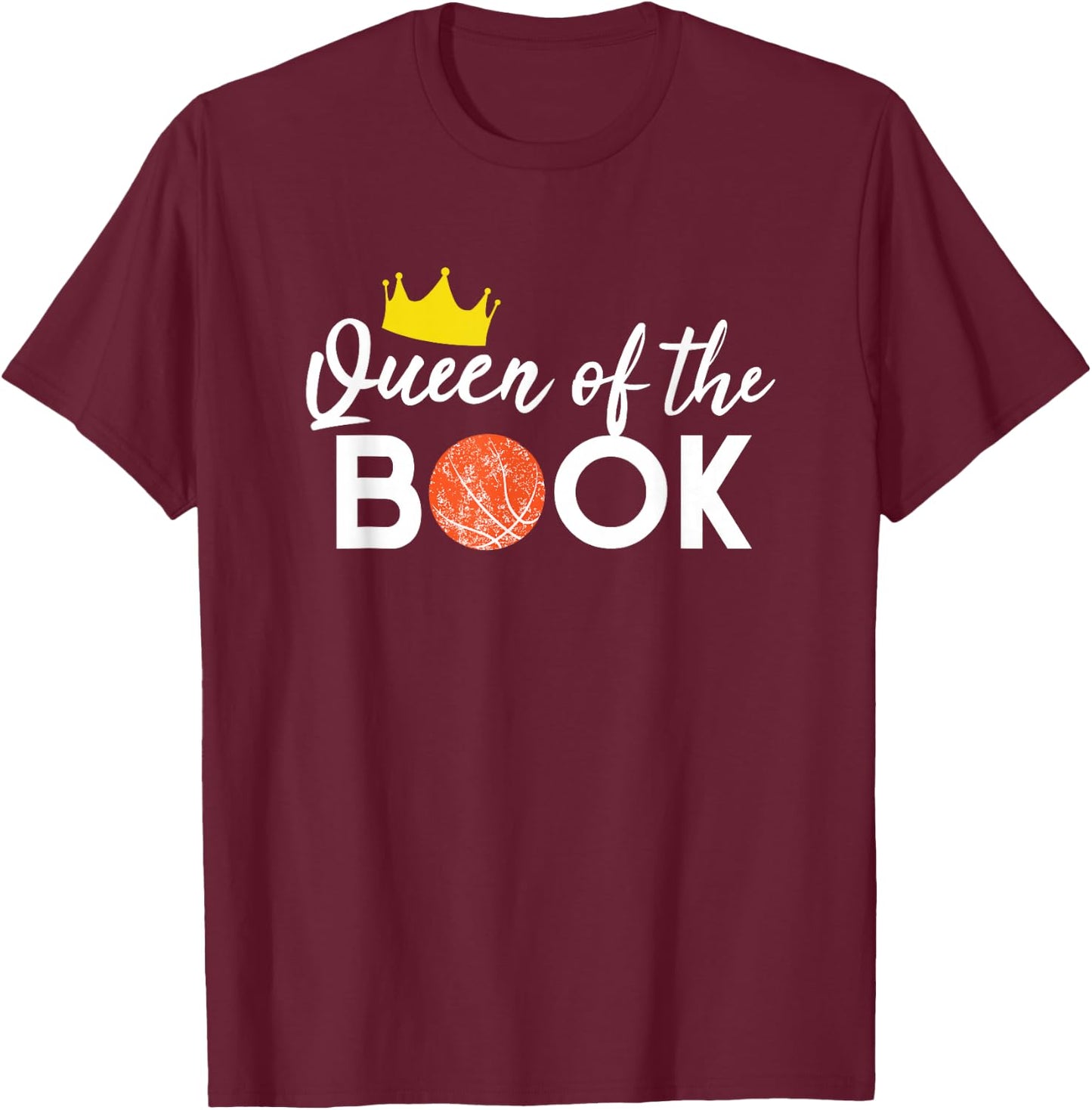Scorekeeper Basketball Team Scorebook Queen T-Shirt - T-Shirt | Maroon