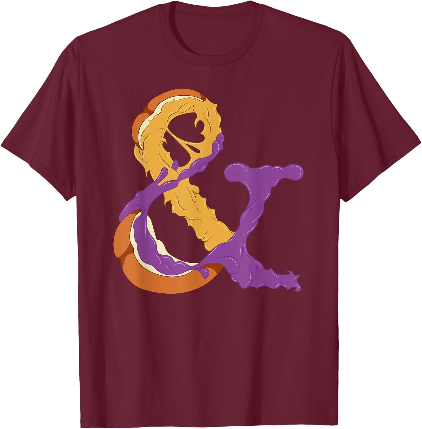 Peanut Butter Lover - Costume Peanut Butter and Jelly T-Shirt - T-Shirt | Maroon