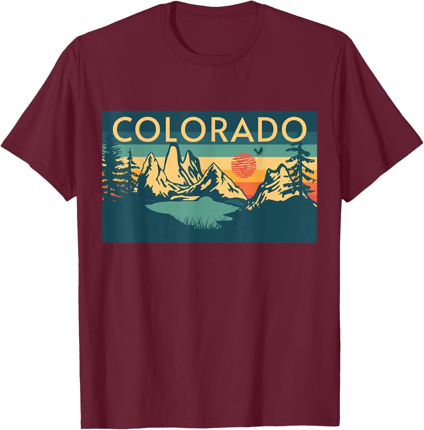 Colorado T-Shirt - T-Shirt | Maroon