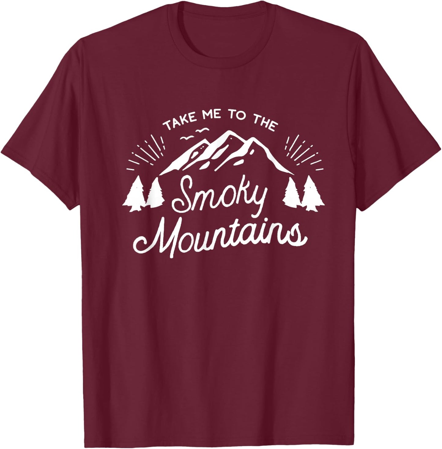 Gatlinburg Family Vacation - Smoky Mountains National Park T-Shirt - T-Shirt | Maroon