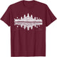 Bucla Custom Men's Cambodia Angkor Wat , Black, Small, Short Sleeve T-Shirt - T-Shirt | Maroon