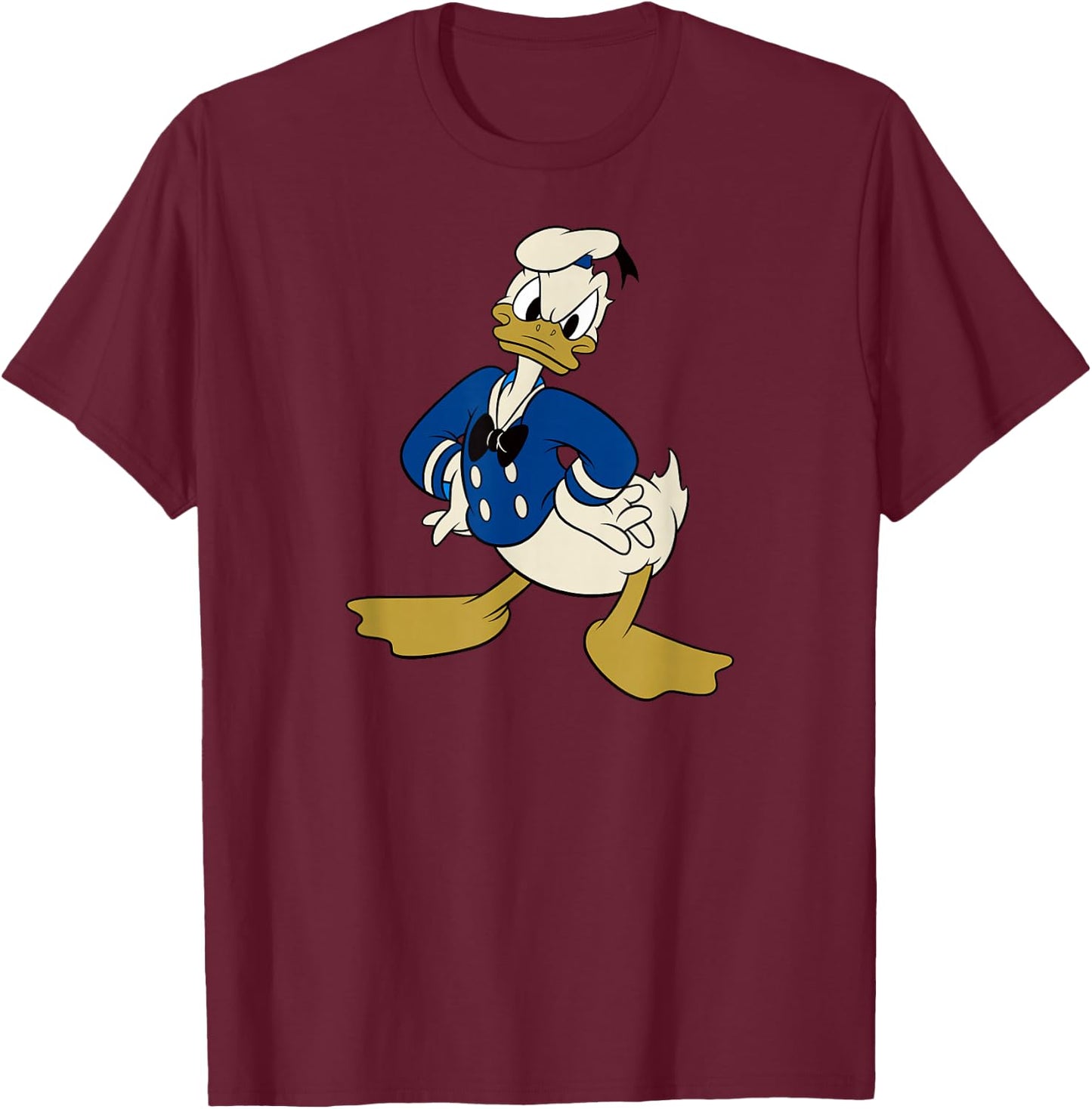 Donald Duck - Sassy Pose T-Shirt - T-Shirt | Maroon
