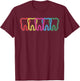 Retro Teeth Dentist Dental Hygienist Assistant Clothes Tooth Small T-Shirt - T-Shirt | Maroon