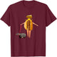 Wisconsin Fan, Brat, Cheese, Badger Pet Funny Shirt T-Shirt - T-Shirt | Maroon