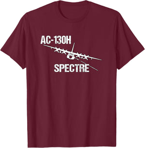 AC-130H Spectre Gunship Air Force Pilot- Funny Aviation T-Shirt - T-Shirt | Maroon
