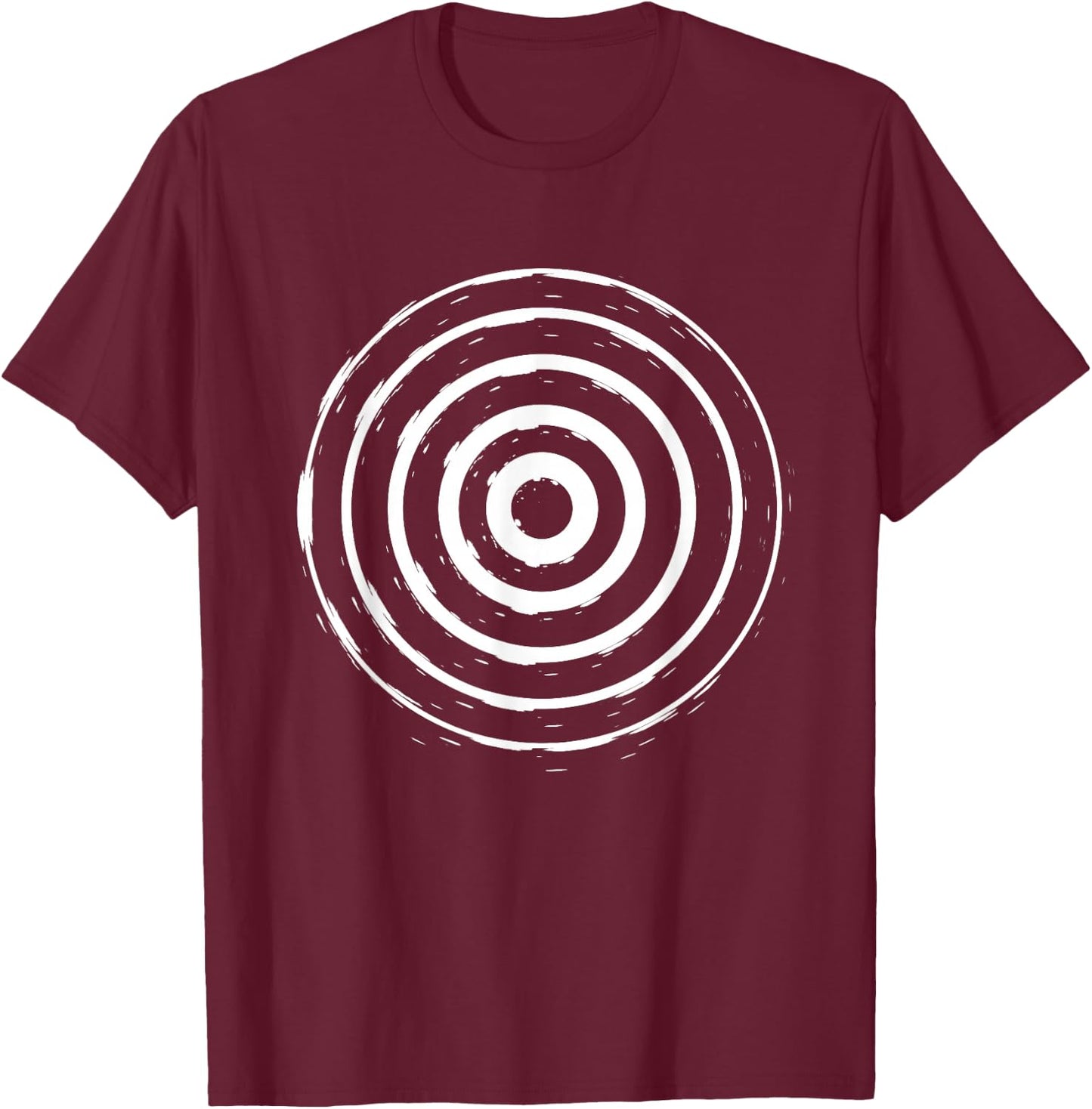Funny Bullseye Circles Kids Adult Halloween Costume T-Shirt - T-Shirt | Maroon