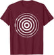 Funny Bullseye Circles Kids Adult Halloween Costume T-Shirt - T-Shirt | Maroon