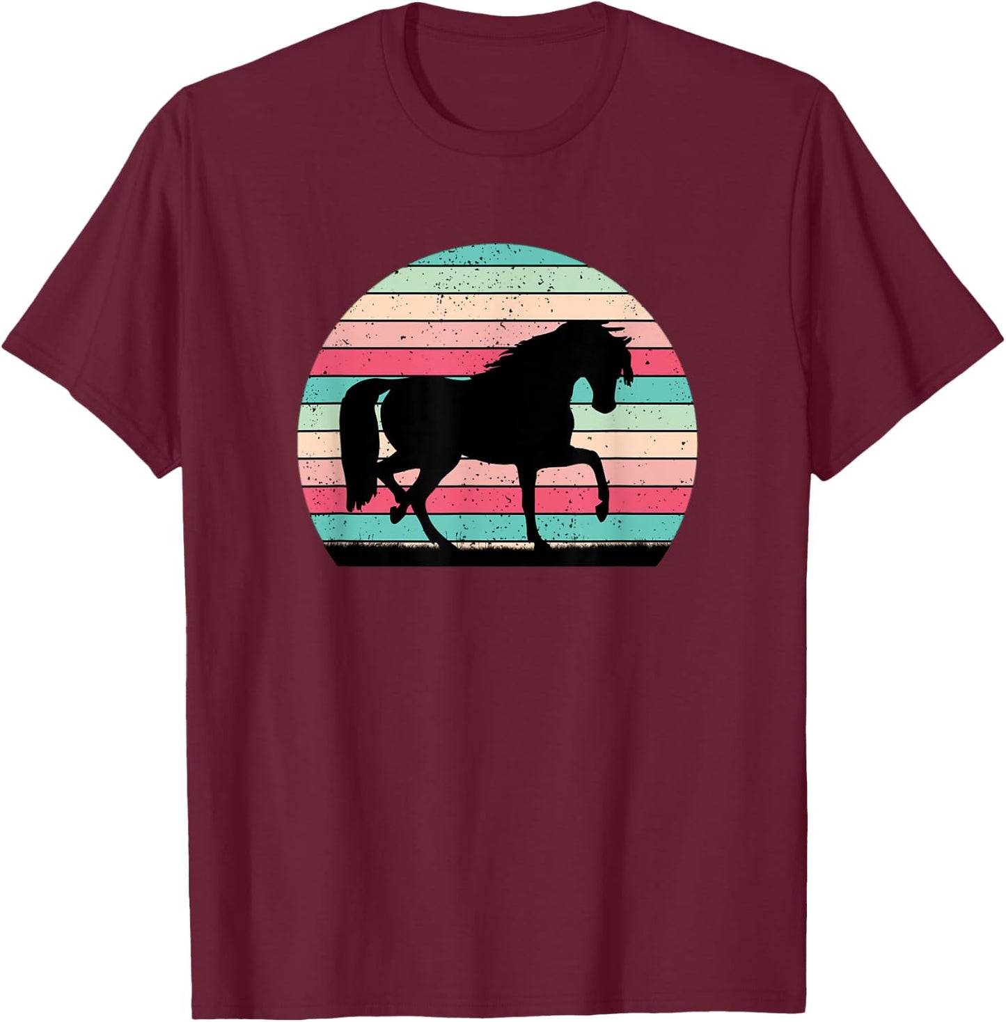 Arabian horse Beauty graphic design T-Shirt - T-Shirt | Maroon