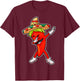 Chili Dabbing Pepper Mexican Hot Jalapeno Dab Mexico Funny T-Shirt - T-Shirt | Maroon