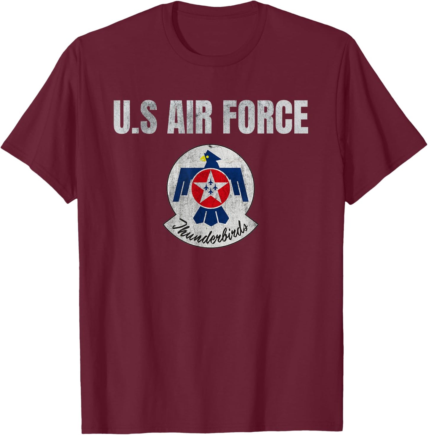 USAF Thunderbirds -U S Air Force Gifts T-Shirt - T-Shirt | Maroon
