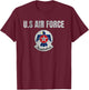 USAF Thunderbirds -U S Air Force Gifts T-Shirt - T-Shirt | Maroon