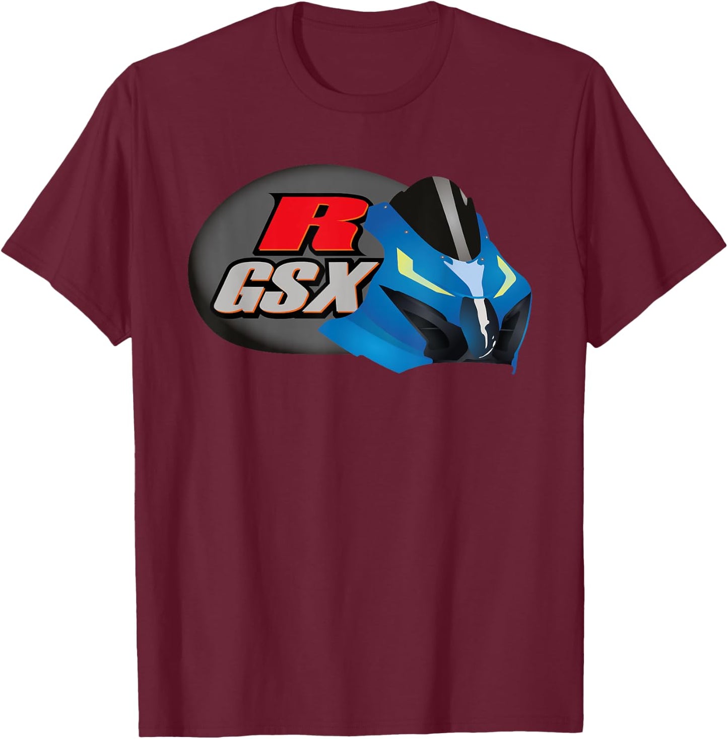 GSXR sport bike motorcycle gixxer T-Shirt - T-Shirt | Maroon