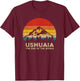 Vintage Ushuaia - Argentina Souvenir T Shirt T-Shirt - T-Shirt | Maroon