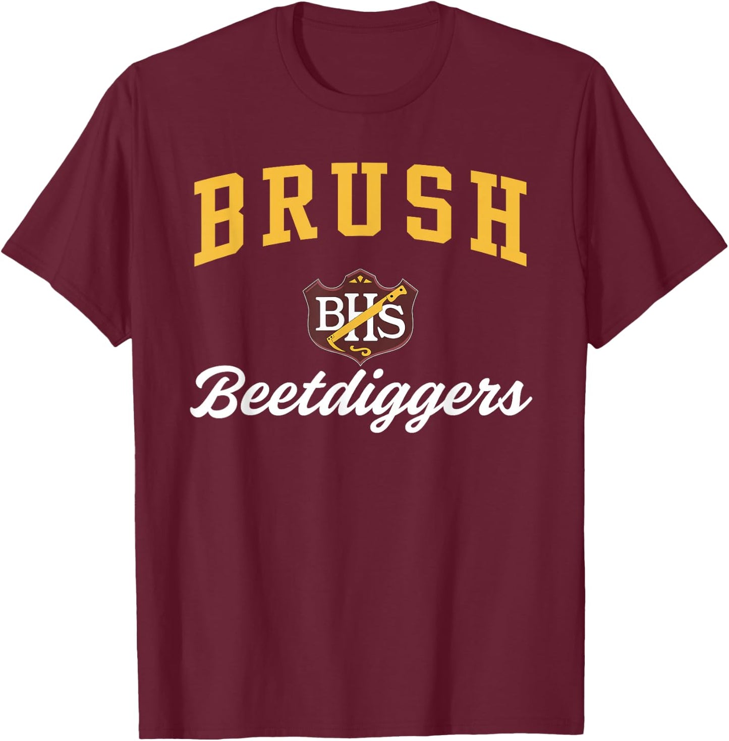 Brush High School Beetdiggers C3 T-Shirt - T-Shirt | Maroon