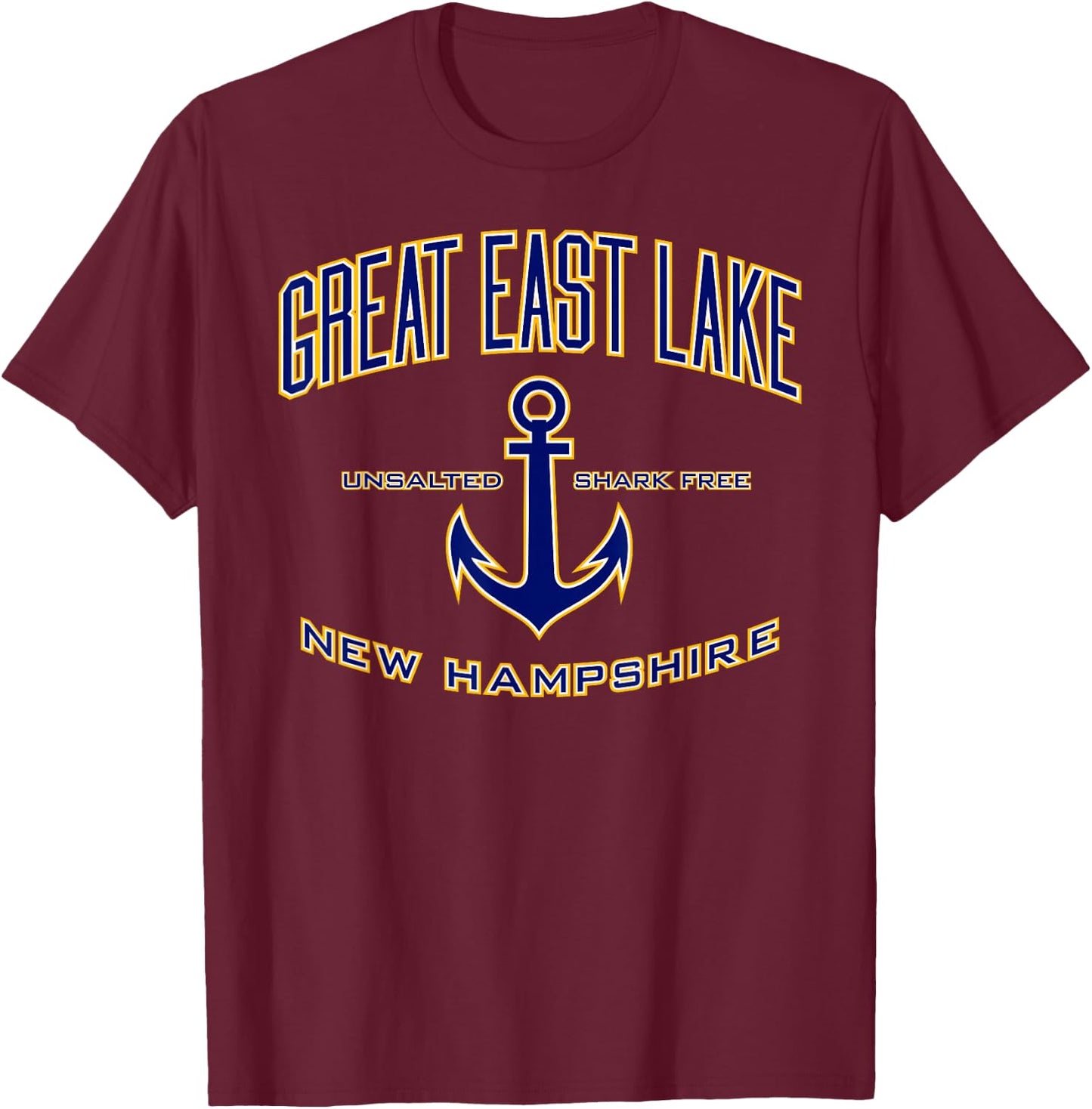 Great East Lake NH T-Shirt - T-Shirt | Maroon