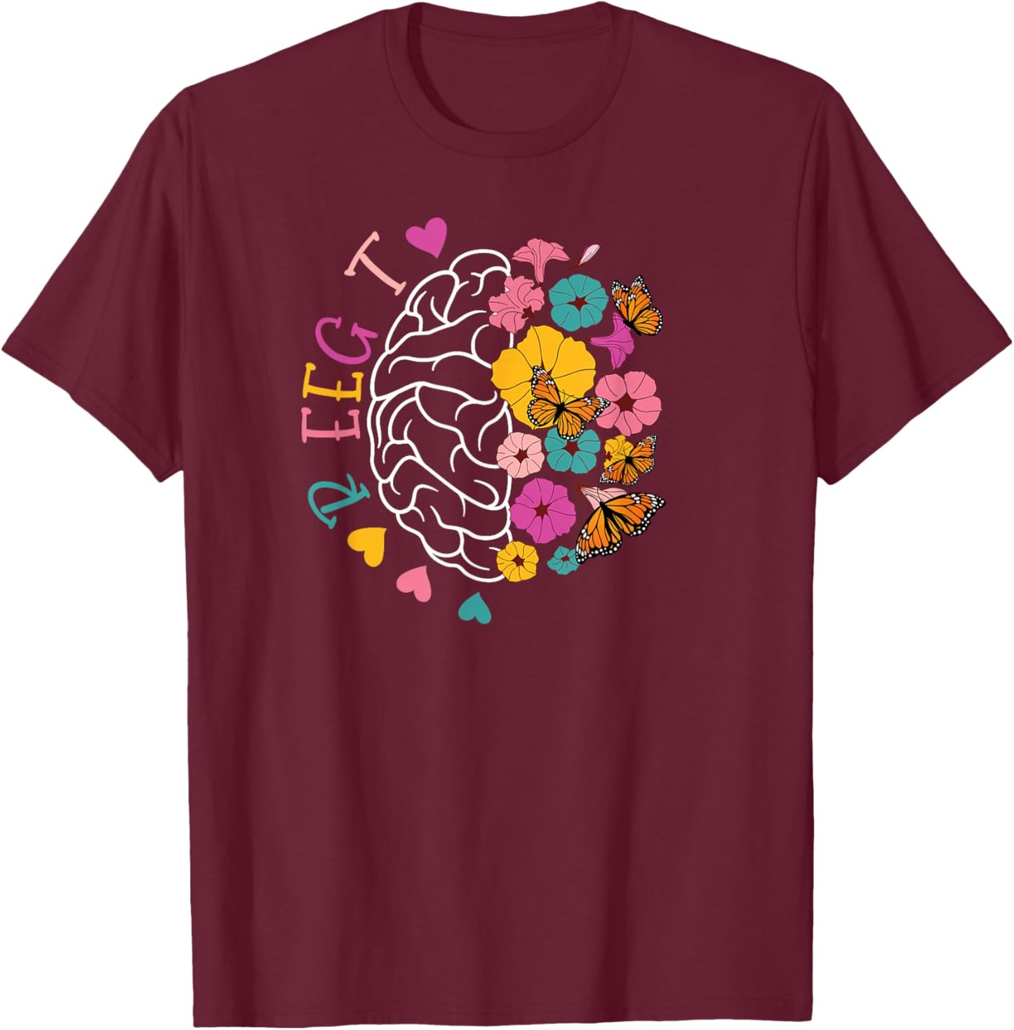 R EEG T EEG Tech EEG Technician Appreciation T-Shirt - T-Shirt | Maroon