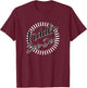 Lovely Women's Blue Fiddle Dee Dee Retro Classic Fit Short Sleeve T-Shirt - T-Shirt | Maroon