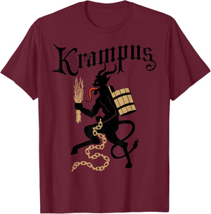 Holiday Krampus T-Shirt - T-Shirt | Maroon