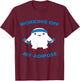 Working Off My Adipose T-Shirt - T-Shirt | Maroon