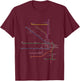 Chicago l Map CTA Elevated L Train Metro Transit T-Shirt - T-Shirt | Maroon