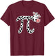Pi Day - Funny Cow Pi March 14th Cow Lover 3.14 Pi T-Shirt - T-Shirt | Maroon