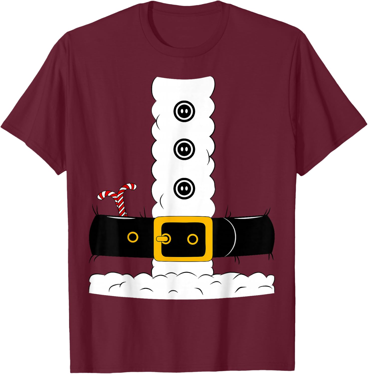 Christmas Santa Claus Suit Adult Men Women Kids T-Shirt - T-Shirt | Maroon