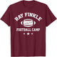 Ray Finkle Football Camp Shirt Funny Football Laces Out T-Shirt - T-Shirt | Maroon