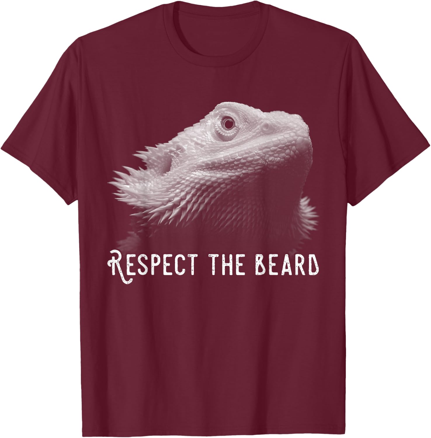 Funny Bearded Dragon Gift Reptile Lover Funny Reptile Lizard T-Shirt - T-Shirt | Maroon