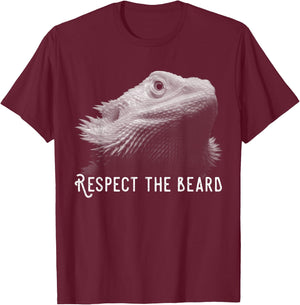 Funny Bearded Dragon Gift Reptile Lover Funny Reptile Lizard T-Shirt - T-Shirt | Maroon