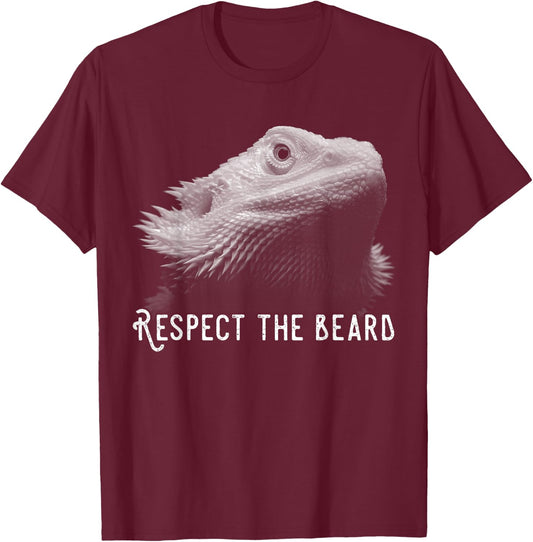 Funny Bearded Dragon Gift Reptile Lover Funny Reptile Lizard T-Shirt - T-Shirt | Maroon