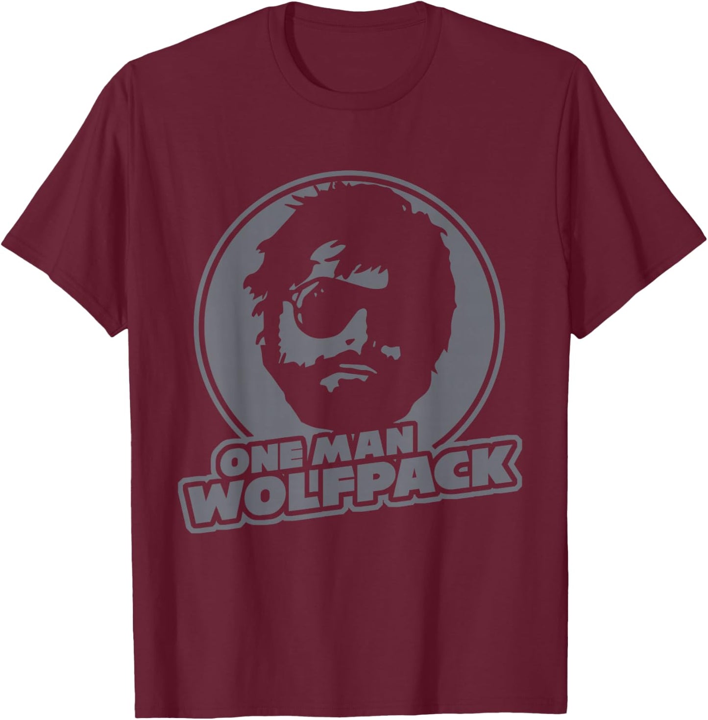 One Man Wolf Pack | Lifetime Wolf Pack Member T-Shirt - T-Shirt | Maroon