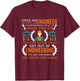 Once An Engineer Always an Engineer T-Shirt - T-Shirt | Maroon
